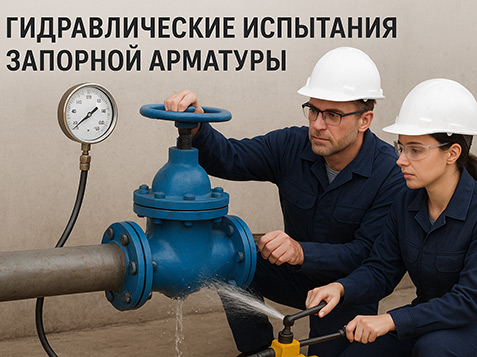 Гидравлические испытания запорной арматуры